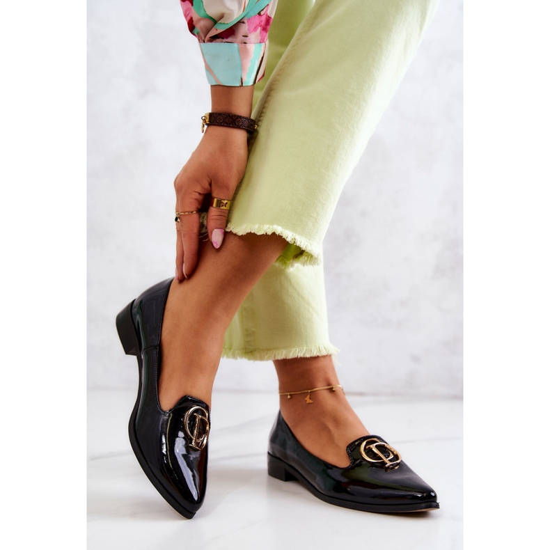 Mocassins Laqués Femme Lordsy Nicole 2712/035 Noir le noir 2
