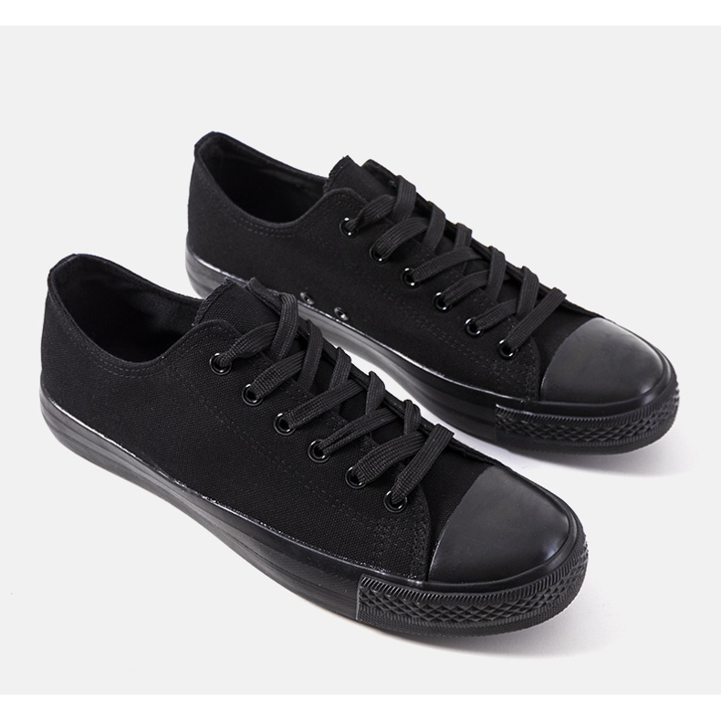 Baskets noires pour hommes Molder le noir 1 Baskets noires pour hommes Molder le noir 1