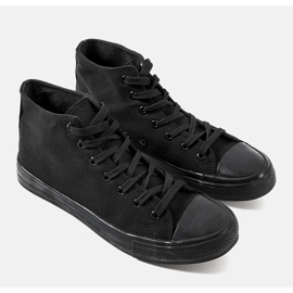 Baskets cheville Pause noires le noir 1