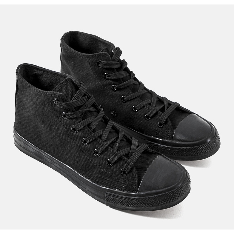 Baskets cheville Pause noires 1