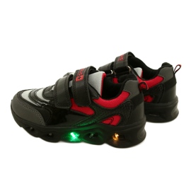 ADI Sports Chaussures LED Glowing Velcro News 22DZ32-4836 Gris le noir 6