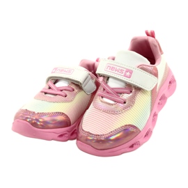 ADI Sports Chaussures LED Glowing Velcro News 22DZ32-4837 Rose / Blanc blanche 2 ADI Sports Chaussures LED Glowing Velcro News 22DZ32-4837 Rose / Blanc blanche 2