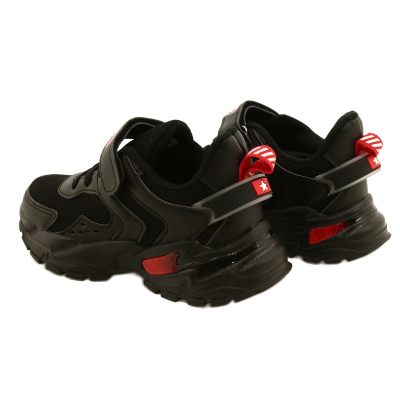 Chaussures de sport Velcro pour garçon News 22DZ32-4930 Noir 5