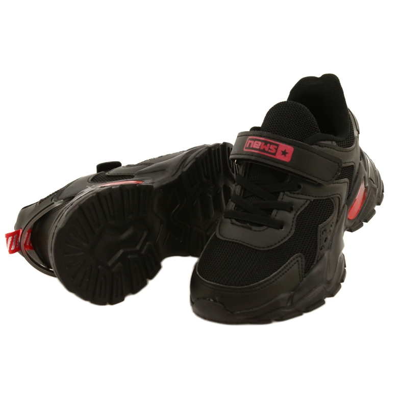 Chaussures de sport Velcro pour garçon News 22DZ32-4930 Noir le noir 3 Chaussures de sport Velcro pour garçon News 22DZ32-4930 Noir le noir 3