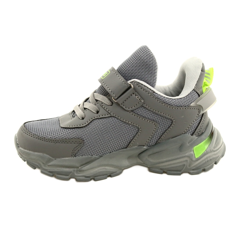 NEWS Chaussures de sport pour garçons pour Velcro 22Z32-4930 Gray gris 1