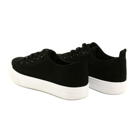 Atletico Baskets classiques à ligature noire aux enfants. 5