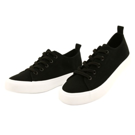 Atletico Baskets classiques à ligature noire aux enfants. 2