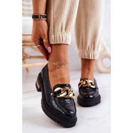 PA2 Mocassins Femme Mocassins Cuir Noir Mollie 2