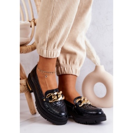 PA2 Mocassins Femme Mocassins Cuir Noir Mollie 1