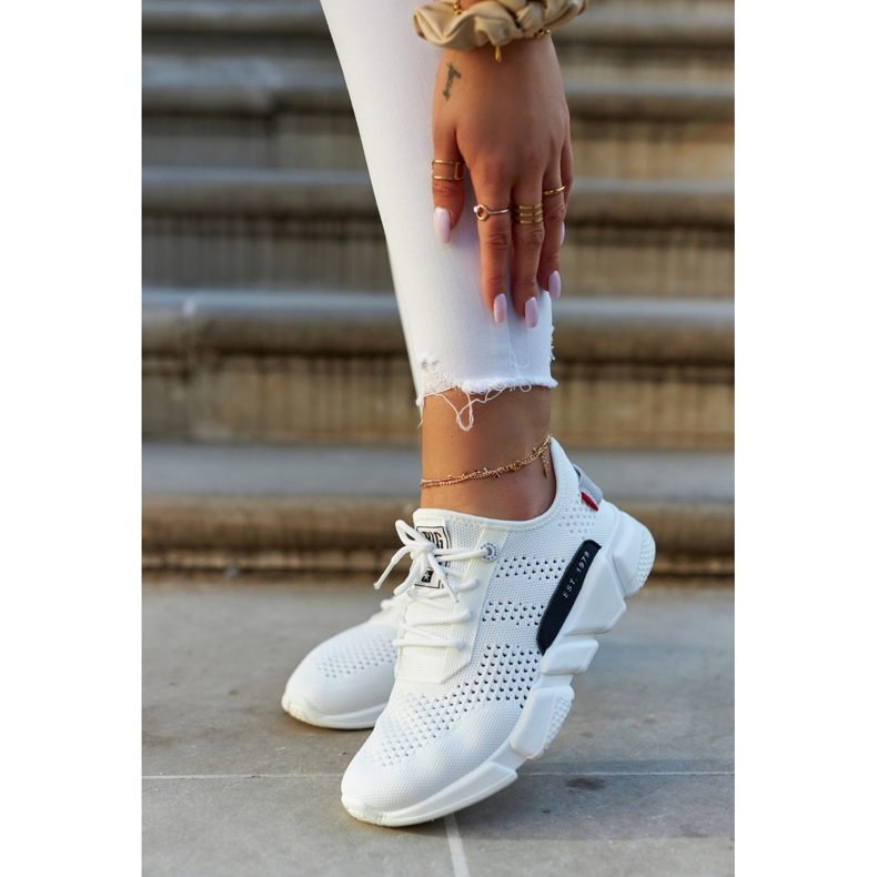 Chaussures Sport Femme Memory Foam Big Star JJ274271 Blanc blanche 2