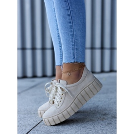 Chaussures Daim Lewski Shoes 3163 Beige clair 2 Chaussures Daim Lewski Shoes 3163 Beige clair 2