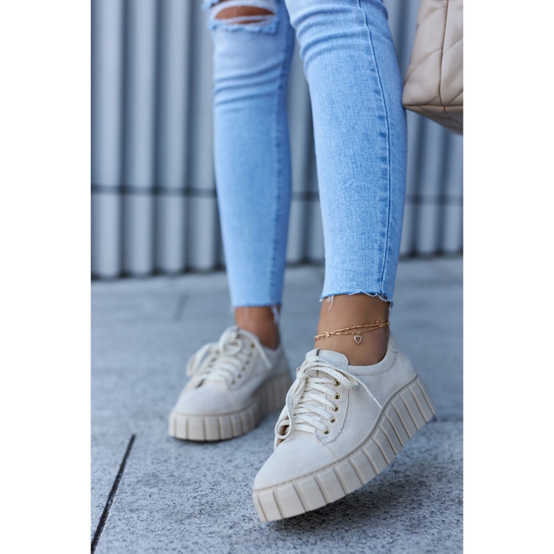 Chaussures Daim Lewski Shoes 3163 Beige clair 1 Chaussures Daim Lewski Shoes 3163 Beige clair 1