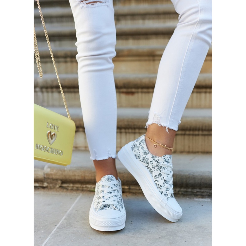 PM1 Baskets Femme Blanc Humphrey blanche le noir 2