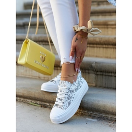 PM1 Baskets Femme Blanc Humphrey blanche le noir 1
