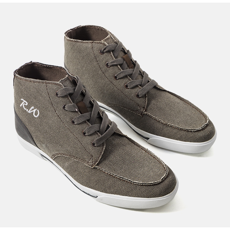 Baskets montantes Perez marron beige 1 Baskets montantes Perez marron beige 1