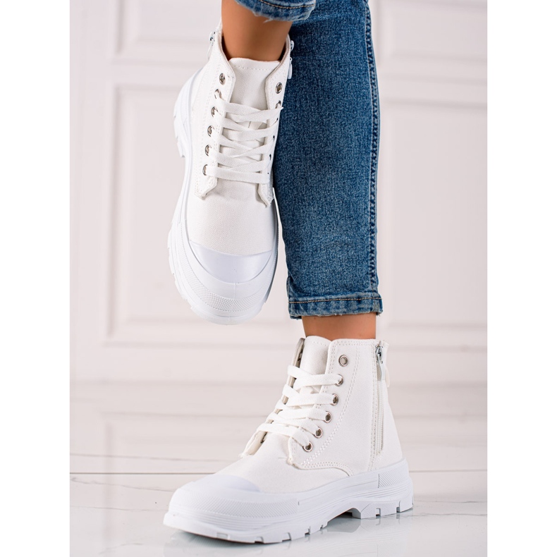 Sabatina Baskets montantes originales blanc 1
