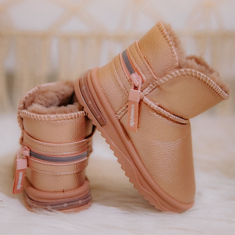 PA1 Bottes de Neige Enfant Rose Frosty 2