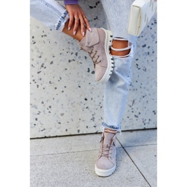 S.Barski Bottines Daim Tied Dalles violet clair 3