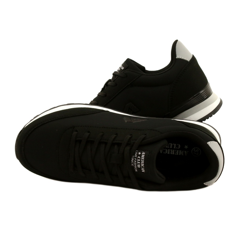 Chaussures de sport pour femmes sur la semelle EVA American Club HA38 le noir 5
