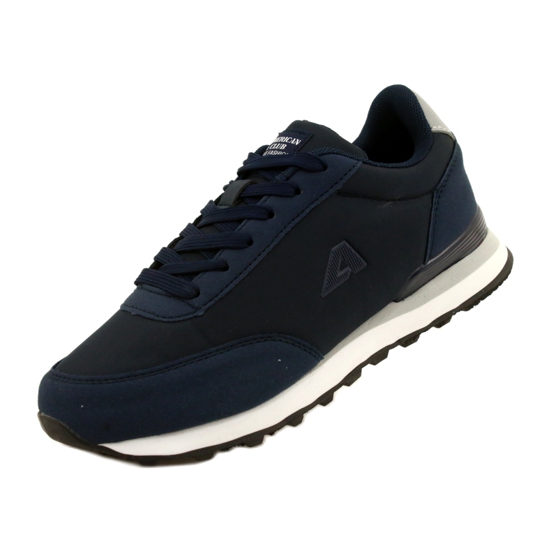 Chaussures de sport pour femmes avec semelle EVA American Club HA38 bleu marine 4