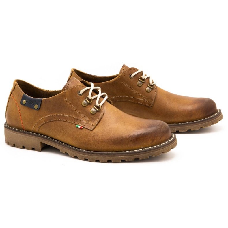 Olivier Bottines homme 812MP en cuir rouge brun orange 2 Olivier Bottines homme 812MP en cuir rouge brun orange 2