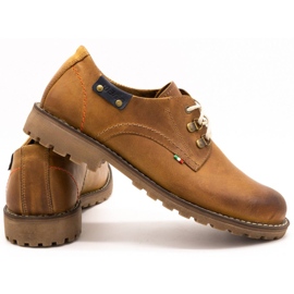 Olivier Bottines homme 812MP en cuir rouge brun orange 3 Olivier Bottines homme 812MP en cuir rouge brun orange 3