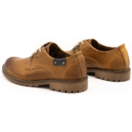 Olivier Bottines homme 812MP en cuir rouge brun orange 5 Olivier Bottines homme 812MP en cuir rouge brun orange 5