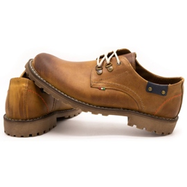 Olivier Bottines homme 812MP en cuir rouge brun orange 4 Olivier Bottines homme 812MP en cuir rouge brun orange 4