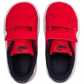 Puma Smash v2 Buck V Ps Risque élevé R Jr 365183 07 rouge bleu marin 2