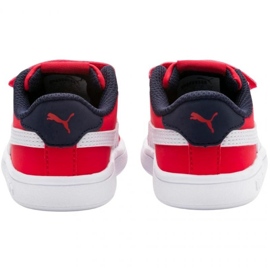 Puma Smash v2 Buck V Ps Risque élevé R Jr 365183 07 rouge bleu marin 3