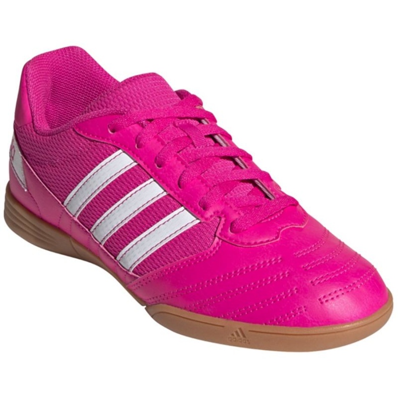 Chaussures de football Adidas Super Sala Jr G55911 roses et violets 3 Chaussures de football Adidas Super Sala Jr G55911 roses et violets 3
