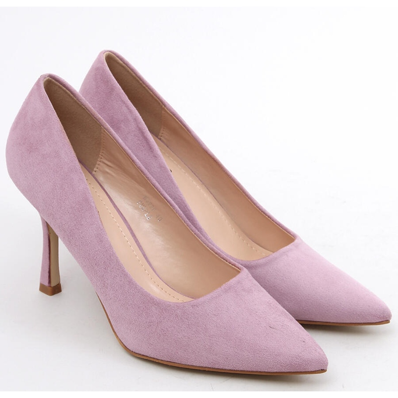 Escarpins femme en daim Giorgia Purple violet 1