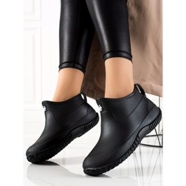 TRENDI Galoches noires basses le noir 1