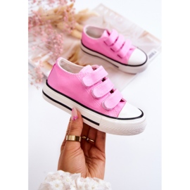 Baskets Enfant Avec Velcro Rose Bernie 2