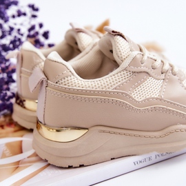 FR1 Chaussures Sport Enfant Baskets Beige Kizzie 1