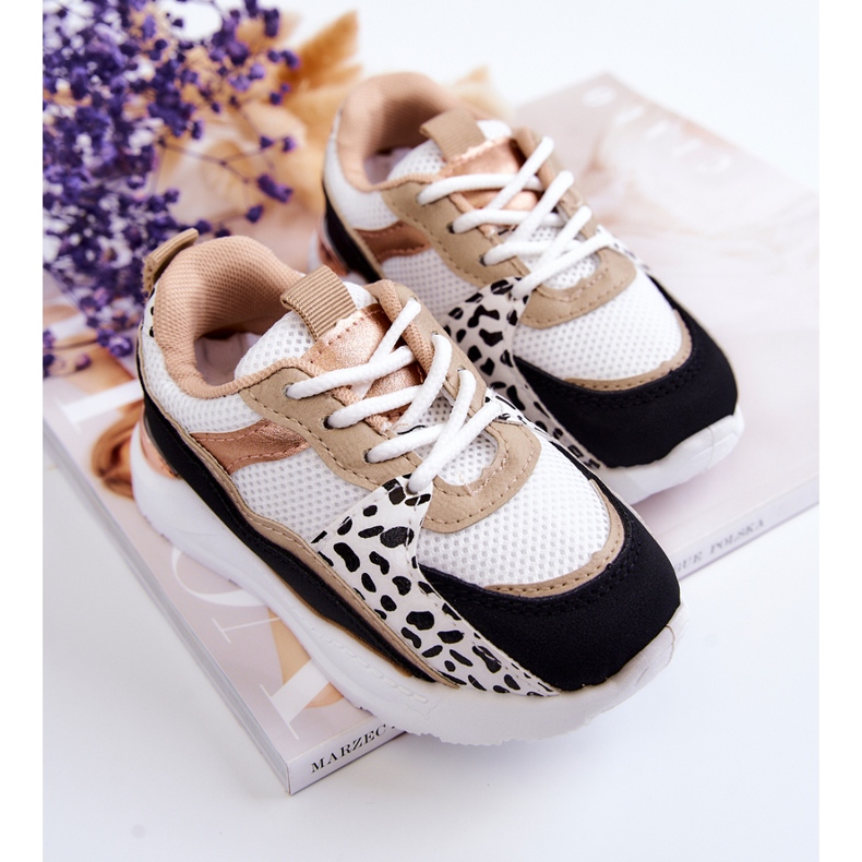 FR1 Chaussures Sport Enfant Baskets Blanches et Noires Kizzie 2 FR1 Chaussures Sport Enfant Baskets Blanches et Noires Kizzie 2