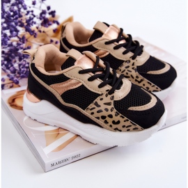 FR1 Chaussures Sport Enfant Baskets Noir et Beige Kizzie 1