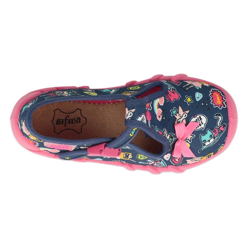 Chaussures pour enfants Befado 110P456 bleu marine multicolore 4