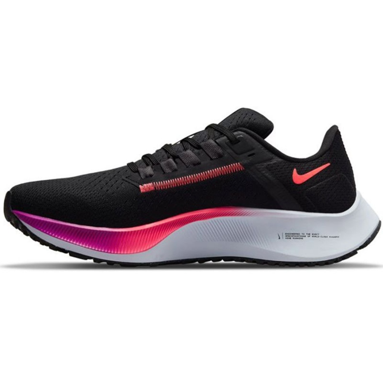 Nike Air Zoom Pegasus 38 W CW7358 011 chaussures de course noir violet rose 1