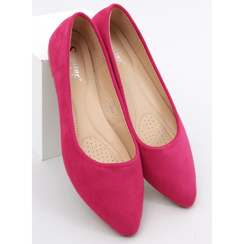 Ballerines femme Charita Fushia rose 1 Ballerines femme Charita Fushia rose 1