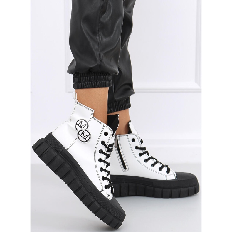 Baskets Ayse BLANC / NOIR 1