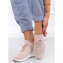 Chaussures compensées chaussette Binita Rose 1 Chaussures compensées chaussette Binita Rose 1