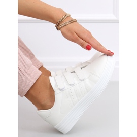 Baskets Saanvi Blanco avec velcro 1