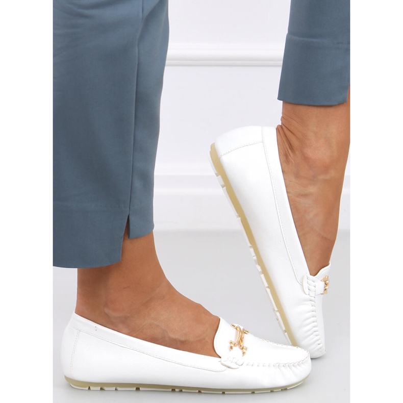 Mocassins Pihu Blanco femme 2