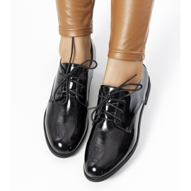 Chaussures femme laquées noires Gardi 1