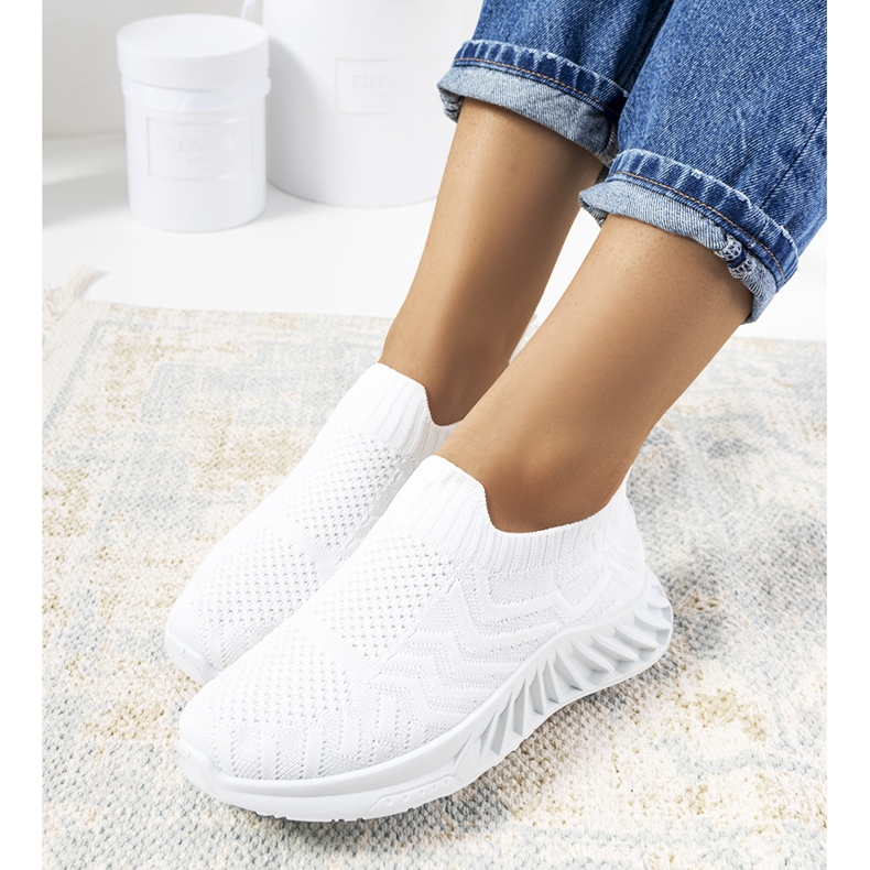 Baskets blanches Alexandrin 1