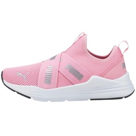 Puma Wired Run Slip On Été Jr 383732 01 rose 1