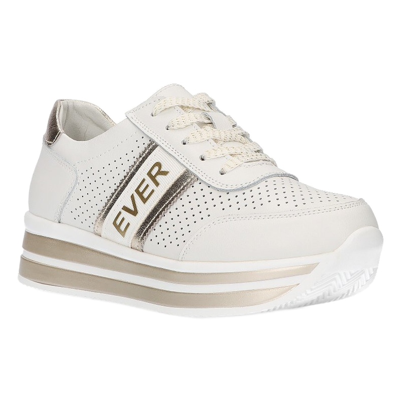 Ever Sports chaussures pour femme Filippo DP1414 blanc et or doré 5