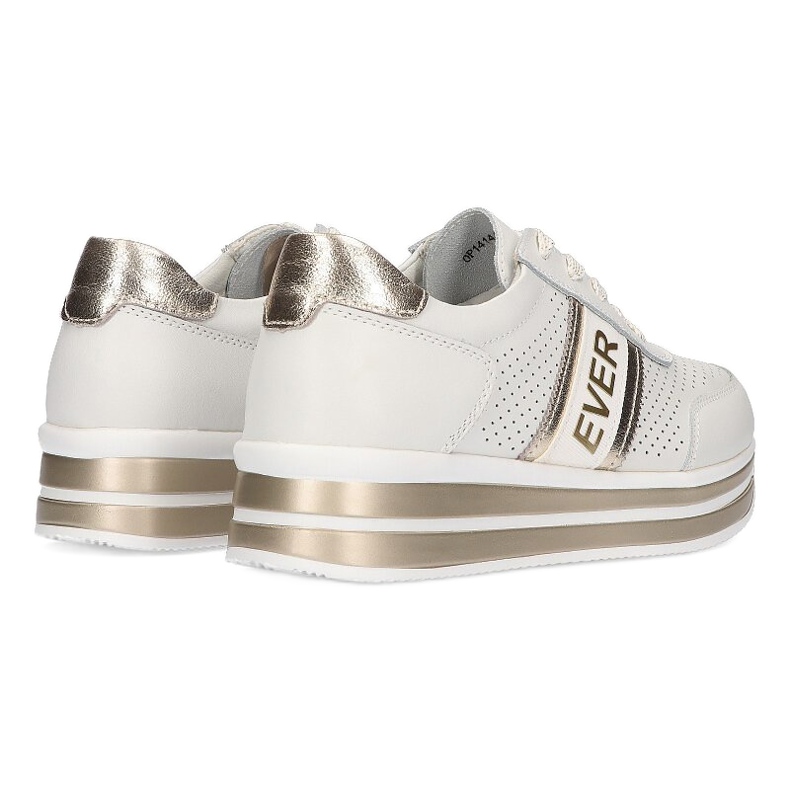 Ever Sports chaussures pour femme Filippo DP1414 blanc et or doré 9