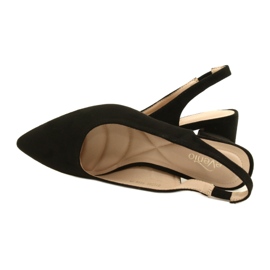 Élégant Escarpins En Daim Evento 22SD98-4549 Noir 5